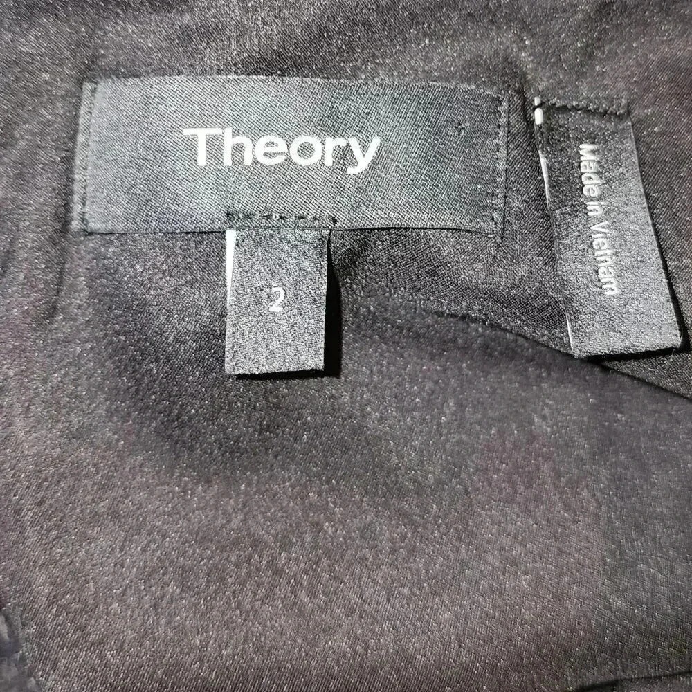 Theory Houndstooth Knit Dress Long Sleeve Career Casual Mini Size Unknown - Picture 4 of 12